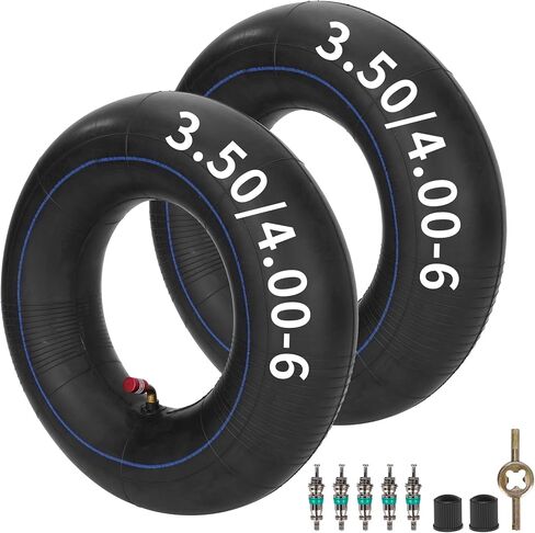 350/400-6 4.00-6 3.50-6 مجموعة الأنبوب الداخلي مع جذع صمام بزاوية للجزازات وعربات اليد ومولد غسالة الضغط وعربات ساحة المقطورة والجرارات والشاحنات اليدوية وعربات منفاخ الثلج وعربات ATV رباعية 4 عجلات Go Kart in Saudi Arabia