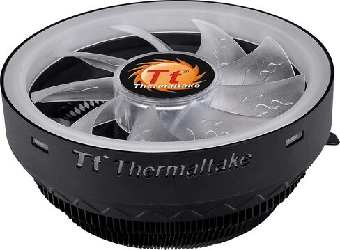 Thermaltake UX 100 Air Cooler ARGB | Quiet 120 mm PWM Fan | for Intel and AMD Socket | 5V Addressable | 65W | Black in Saudi Arabia