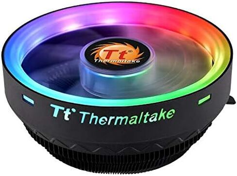 Thermaltake UX 100 Air Cooler ARGB | Quiet 120 mm PWM Fan | for Intel and AMD Socket | 5V Addressable | 65W | Black in Saudi Arabia