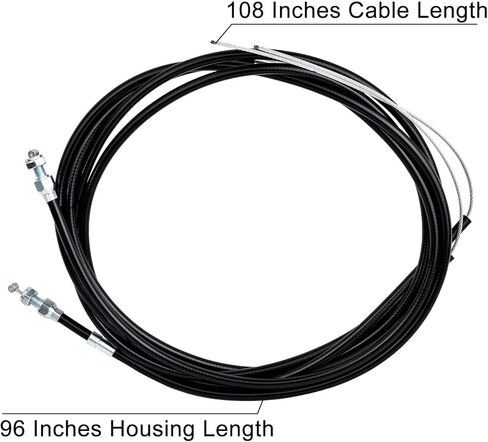 330-9371 طقم كابل فرامل الانتظار - طقم إصلاح كابل فرامل الطوارئ العالمي لقرص ويلوود أو فرامل الطبل، كابلات طويلة 110 بوصة مع غمد طويل 97 بوصة in Kuwait