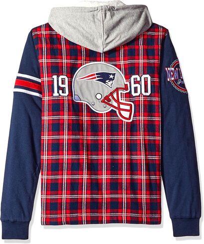 FOCO NFL Flannel Hooded Jacket in Saudi Arabia