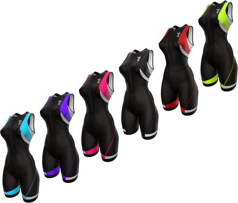 بدلة الترياتلون النسائية من Sparx، بدلة سباق ثلاثية للنساء، بدلة ثلاثية مضغوطة للجري والسباحة وركوب الدراجات in Kuwait