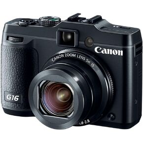 Canon PowerShot G16 12.1 MP CMOS Digital Camera with 5x Optical Zoom and 1080p Full-HD Video Wi-Fi Enabled(Renewed)