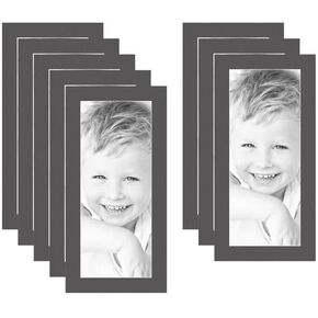 18x24 Cinder/Charcoal Custom Mat for Picture Frame with 14x20 Opening Size (Mat Only, Frame NOT Included) - 9 Pack