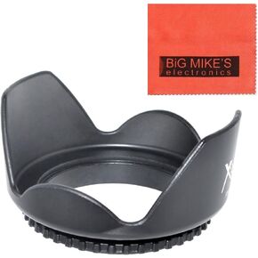 72mm Digital Tulip Flower Lens Hood For Nikon DF, D90, D3000, D3100, D3200, D3300, D5000, D5100, D5200, D5300, D5500, D7000, D7100, D300, D300s, D600, D610, D700, D750, D800, D810, D810A Digital SLR Cameras Which Has Any Of These Nikon Lenses 24mm f/1.8G 