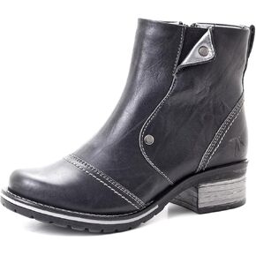 Dromedaris Kassia leather ankle boot - inside zip