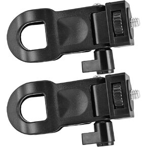شاشة Yeebline Camera Mount Clip ، حزمة شاشة 2 كاميرا Mount Mount Clamp Selfie Light Ring Clip مع موصل المسمار 1/4 ، شاشة LCD شاشة أعلى ملء مصباح فلاش حامل ويب كاميرا ويب للهاتف