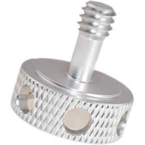 Aluminum Alloy Thumb Screw Camera Tripod Head Adjustment Screw 1/4inch Interfaces for DSLR and Lighting Equipment