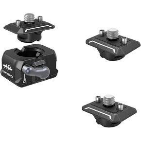 SMALLRIG Bundle HawkLock Mini Quick Release Plate Kit HawkLock Mini Universal Quick Release Plate QR Plate (2-Pack)