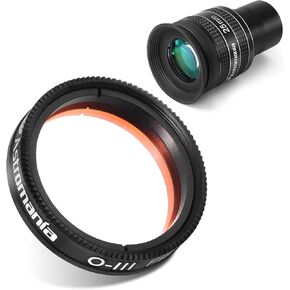 Astromania Telescope Eyepiece 25mm ، زاوية واسعة 58 درجة - حزمة مع - 1.25 "مرشح O -III