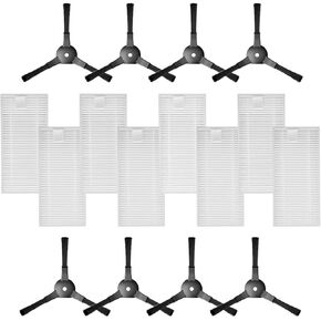 Replacement Parts Accessories for ROPVACNIC A1,S1, Tipdiy G90, VIPSUN Z1 8x Filter/HEPA 8x Side Brushes