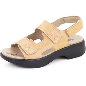 Dromedaris Women's comfort chunky strap sandal, Dakota.