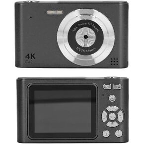 Digital Camera,48MP 2.5K HD Dual Camera Vlogging Camera with 2.4 inch Display, 16x Zoom Auto Focus Portable YouTube Compact Point Shoot Camera for Home Travel (Green)