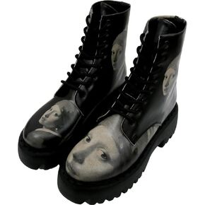 Combat Boots for Women - Vegan Leather and Handmade Platform Boots For Women