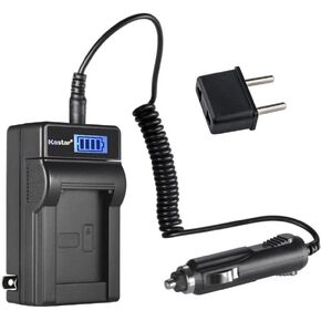 Kastar 1-Pack VMBPL13 Battery and LCD AC Charger Compatible with Hitachi VM-E555LA, VM-E563LA, VM-E565, VM-E565LA, VM-E568E, VM-E568LE, VM-E573LA, VM-E575LE, VM-E635LA, VM-E645LA, VM-E755LA, VM-E835LA in Kuwait