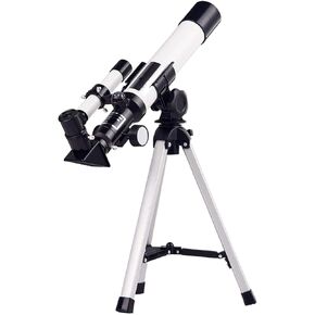 Portable 70mm Refractor Telescope for Astronomy, 360mm Focal Length, Ideal for Kids and Beginners, Includes Eyepieces, Tripod, Finder Scope, and Erect Lens