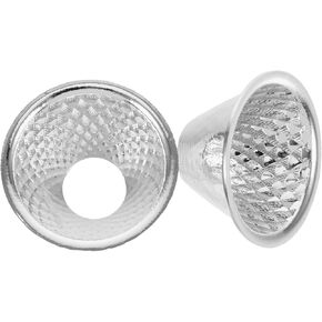 DOITOOL 2Pcs Flashlight Reflector Lens Accessory for Enhanced Illumination Versatile Use Camping Home Emergencies Increases Light Efficiency with Reflector Cup Replacement