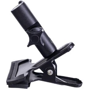 Reflector Stand Clip Heavy Duty Metal Clamp for Background Reflector Mounting Photography Light Stand Adapter for Photographers Black