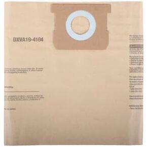 أكياس الغبار DeWalt DXVA19-4104 مقابل 5-8 جالون فاخرة/جافة ، 3-PK. - الكمية 1