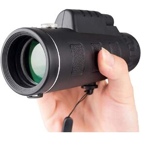 Portable Binoculars High Power, Monocular Telescope, Prism Waterproof Fog Proof, Zoom Monocular Telescope, Fully Versatile Coated Optical Glass Lens+Phone Clip+Tripod Outdoor Sports