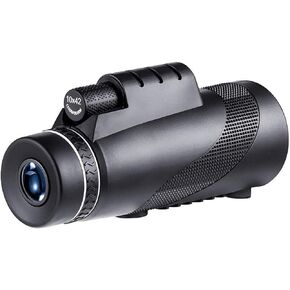 10x42 Monocular High Power Telescope Scope Compact Portable Waterproof Fogproof Shockproof with Hand Strap for Adults Ki