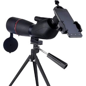 Portable Binoculars High Power 15-45X60 Monocular Telescope, High-Definition Low-Light Waterproof, with Phone Adapter + Tripod,Green