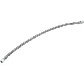 uxcell Air Compressor Exhaust Tube, 5/8" Thread Dia 22" Length Compressor Hose Stainless Steel Hose Air Tube Compressor Hardware Accessories Replacement Parts(Flat Mouth)