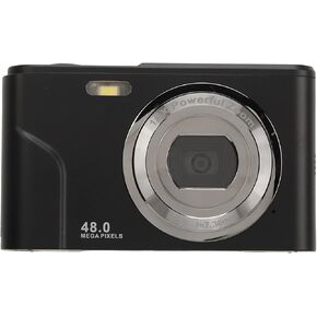 Digital Camera, HD 1080P Camera, 48MP Digital Point and Shoot Camera with 16X Zoom, Auto Focus, Compact Camera for Boys Girls Teens Students (Fairy),