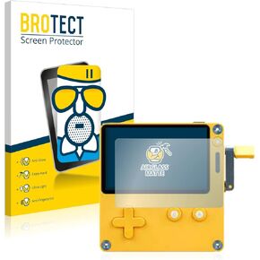 BROTECT AirGlass Matte Glass Screen Protector for Playdate, Extra-Hard, Ultra-Light, Anti-Glare, Anti-Fingerprint
