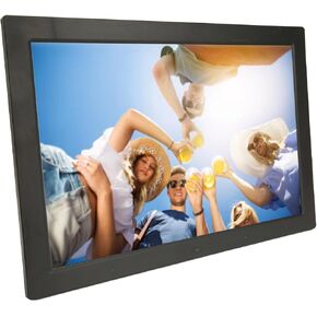 Digital Photo Frame, Electronic Picture Frame HD 1080P 17 Inch 100‑240V for Office (US Plug)