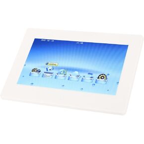 Generic Photo Frame, 100-240 V Digital Frame 7-inch White Screen with Remote Control for Weddings (US Plug)