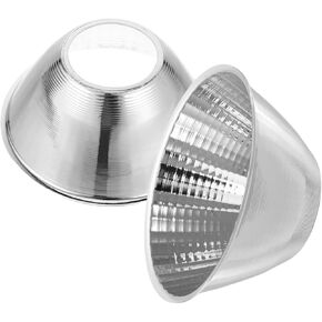 2pcs LED المصباح المصباح العاكس ملحق عالي الأضواء سطوع سطوع الأضواء لتوزيع الضوء حتى للداخل ويقلل من الوهج