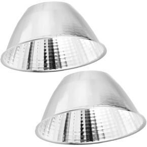 2pcs ملحق LED LED Light Reflector Cup لـ Spotlight Swinkse Lampshade Glare Lighting Diffuser مع استخدام الضوء المعزز للاستخدام في الهواء الطلق والداخلي
