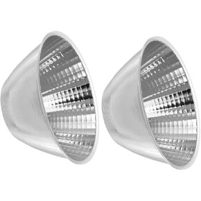 ARTIBETTER 2pcs Led Flashlight Reflector Cup High Brightness Spotlight Shade for Even Light Distribution Portable Lighting Diffuser for Outdoor Adventures and Emergencies