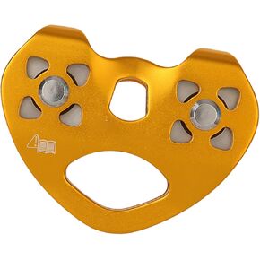 Aluminum Alloys Pulley Zipline Swivels Pulley Rock Climbing Pulley Outdoor Crossing Twin Wheel Pulley