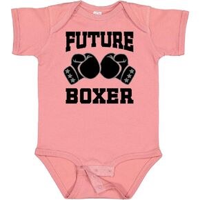 inktastic Boxing Future Boxer Baby Bodysuit
