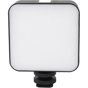 LED Camera Video Light, Portable Photography Lighting, Camera Video Lights Dimmable, Rechargeable, 3 Color Temperature Dimmable LED Camera Light for Photography, Video Conference