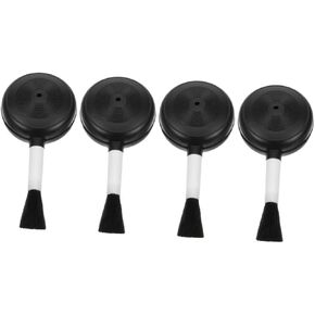 4PCS Camera Lens Cleaning Set Detailing Air Blower Precision Brush for Camera Laptop Keyboard Dust Removal Black