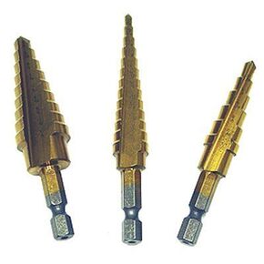 35326 Drill Bit Set, 3 Piece Step