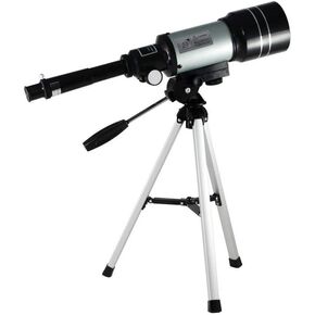300/70mm Refractor Telescope for Kids & Beginners, Portable Astronomy Telescope with 150X Zoom & Tripod