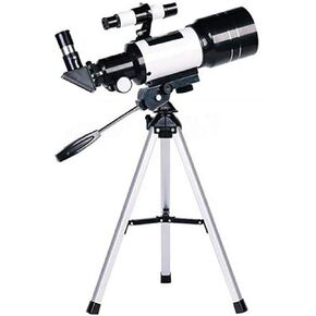 Portable Monocular Astronomical Telescope for Kids & Beginners, 20x Magnification, Space Refractor with Spotting Scope & Tripod for Stargazing