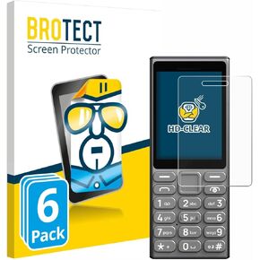 Screen Protector Compatible with HMD 110 4G (6 Pack) - HD-Clear Protection Film