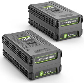 Futurebatt 80V Lithium Ion Battery for Greenworks Pro 3500mAh متوافق مع Greenworks Pro 80 Volt Battery استبدال GBA80200 GBA80250 GBA80300 GBA80400 GBA80500 MAX Cordless Tools