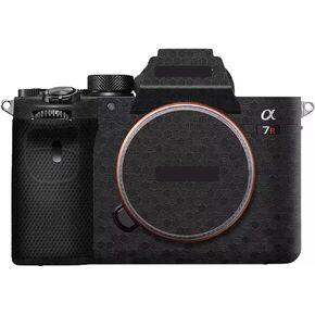 جلد الكاميرا لـ Sony A7RIV A7R IV IV Vinyl Wrap Cartoon Film Protector Protector Coat Protectory Fottorial (Triangle Black)