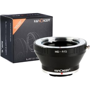 K&F Concept Lens Mount Adapter Compatible with SR/MD/MC Lens to Q PQ P/Q Q-S1 Q10 Q7 Mirrorless Camera