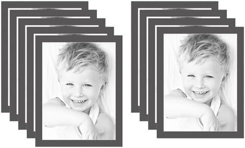 18x24 Cinder/Charcoal Custom Mat for Picture Frame with 14x20 Opening Size (Mat Only, Frame NOT Included) - 9 Pack in Saudi Arabia