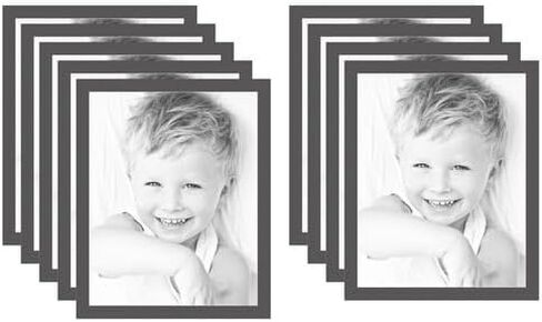 18x24 Cinder/Charcoal Custom Mat for Picture Frame with 14x20 Opening Size (Mat Only, Frame NOT Included) - 9 Pack in Saudi Arabia