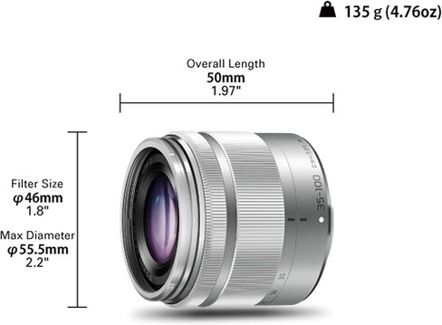 Panasonic LUMIX H-FS35100E-K Micro in Kuwait