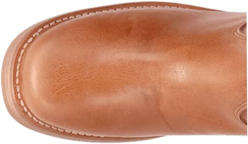 Dingo Womens Roxy Round Toe Block Zippered Casual Boots Ankle Low Heel 1-2" - Brown in Saudi Arabia