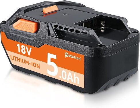 PDstation 2Packs 4.0Ah R840085 Lithium Replacement for Ridgid 18V Battery Compatible with Ridgid Battery 18V R840087 R840085 R840089 R840086 R840084 R840083 AC840085 AC840086 AC840087P 18V Tool in Saudi Arabia